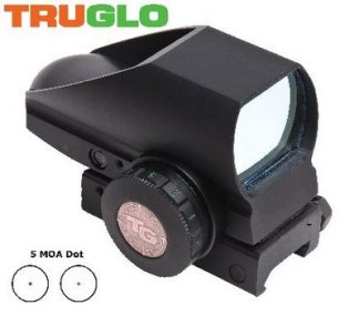0806020 - PUNTATORE OLOGRAFICO/RED DOT TB DOPPIO RETICOLO - 34MM - 5 MOA - IN SCATOLA - TG8385BN - TRUGLO