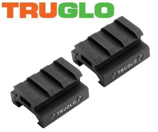 0806244 - SLITTA PICATINNY IN ALLUMINIO 2 PEZZI - TG8972B - TRUGLO
