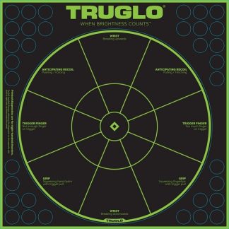 0806338 - BERSAGLIO DIAGNOSTICO TRU-SEE PER PISTOLE - CON 6 FOGLI PER CONFEZIONE - TG15A6 - TRUGLO