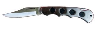 1507001 - COLTELLO MANICO SPESSORE 8 MM IN ACCIAIO - LAMA 7 CM - PESO 115 GRAMMI