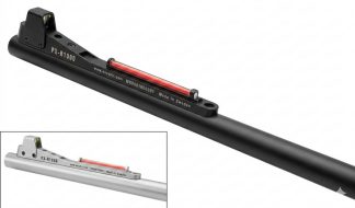 1601003 - MIRINO PX-R1000 CON SIMBOLO CERCHIO E PUNTO - FISSAGGIO SU CANNE SENZA BINDELLA DA 15 A 25 MM - PESO 40 GRAMMI - EASYHIT