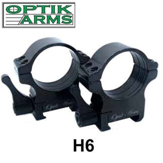 1703069 - ATTACCHI OPTICS ARMS A SGANCIO RAPIDO PER TUBO DA 30 MM - ALTEZZA 6 - WR 30-QR-6