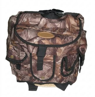 1708018 - ZAINO PER FUNGHI CON CESTO IN VIMINI AMOVIBILE ESTERNO IN CORDURA COLORE CAMO CM 40X35 - ART. RD24Z CAMO