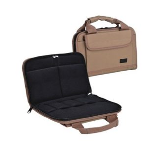 1709078 - BORSA PORTA PISTOLE E CARICATORI COLORE TAN CM 34X25 - ART. SWAT PISTOL CASE