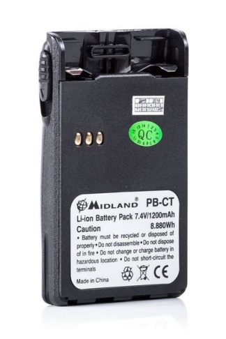 1901008 - PB200/400 PACCO BATTERIA LI-ION 1200MAH PER RADIO CT210 - MIDLAND