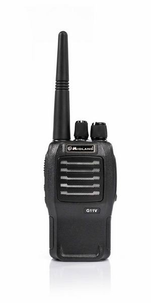 1901010 - RICETRASMITTENTE G11 PMR446 + PBLION + CARIC. DA TAVOLO + CLIP RIPROD. - MIDLAND