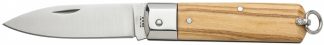 2501003 - COLTELLO SFILATO MANICO OLIVO TESTA INOX 414- CM 19