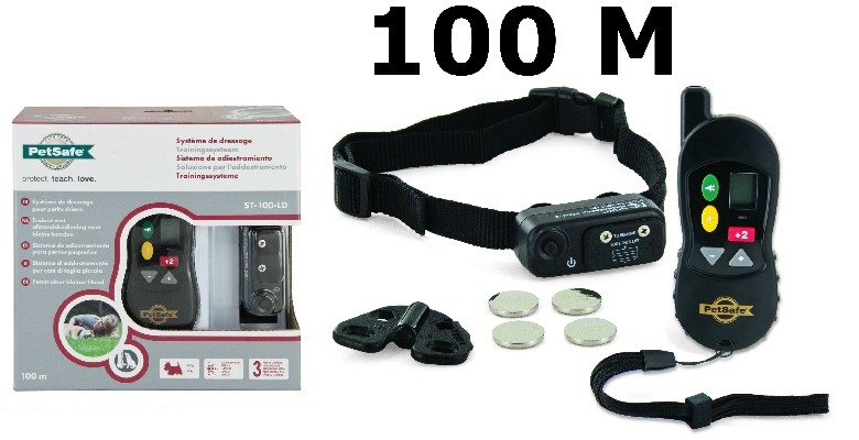 2601059 - SISTEMA ADDESTRAMENTO FINO A 100 MT PER PICCOLI CANI - 16 LIVELLI DI STIM. - 2 BOOST PER DISTRAZIONE - PET SAFE - PDT45-13472