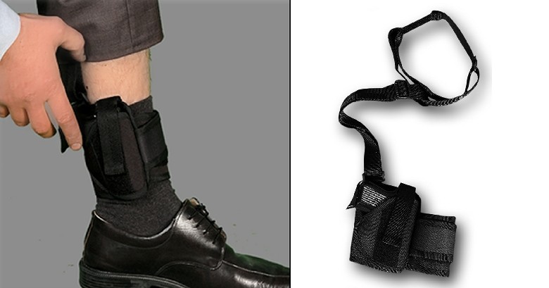 3803003 - FONDINA MASC HOLSTER IN CORDURA DA CAVIGLIA UNIVERSALE ART. TR-2200 HITIT
