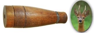 4202020 - RICHIAMO A FIATO PER CAPRIOLO - LUNGHEZZA 9,5 CM - LARGHEZZA 2,8 CM - PESO 25 GR - IN BLISTER