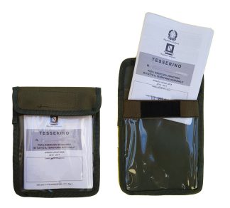 6001008 - PORTADOCUMENTI IN CORDURA IMPERMEABILE - MISURE 17x13,5 CM - SAG NATURE