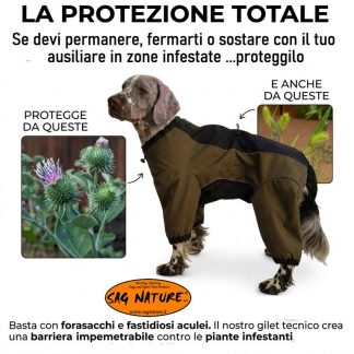 6001013 - GILET ANTIPABBIO PER CANI - TAGLIA XL-XXL - SAG NATURE