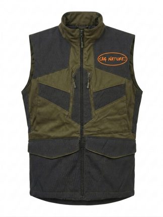 0102008 - GILET CASTORE IN COTONE ELASTICIZZATO E KEVLAR - DALLA TG S ALLA TG 5XL - SAG NATURE