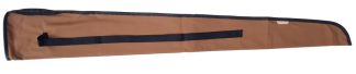 0301011 - FODERO PER FUCILE IN STOFFA 1/2 ZIP COLORE MARRONE CON TRACOLLA - CF 12 PEZZI - SAG NATURE