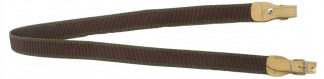 0303031 - BRETELLA NYLON BICOLORE (VERDE MARRONE) CON FIBBIA A RULLO - LARGHEZZA 30 MM - CF 12 PZ - SAG NATURE