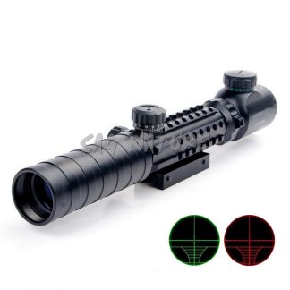 0801005 - OTTICA TACTICAL 3-9X32EG CON RETICOLO DOPPIA ILLUMINAZIONE (VERDE-ROSSO) COMPLETA DI ATTACCHI - LOWCOSTOTT