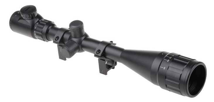 0801086 - OTTICA 6-24X50AOE CON RETICOLO ILLUMINATO COMPLETA DI ATTACCHI - LOWCOSTOTT
