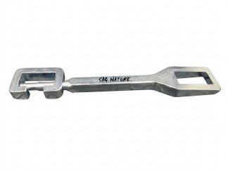 0804002 - GANCIO AERAZIONE UNIVERSALE ST1 IN METALLO S235 GALVANIZZATO - SAG NATURE