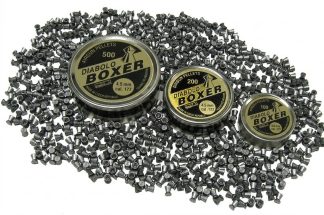 0806184 - PALLINO ARIA COMPRESSA 4,5 MM - 0,61 GR - TESTA A PUNTA - DIABOLO BOXER - 200 PZ - KOVOHUTE