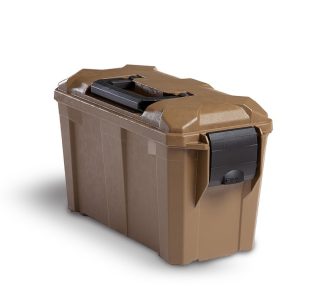 0901179 - 22150 ISY VALIGIA IN P.P. AD INIEZIONE PER 150 CARTUCCE O PALLOTTOLE CON CHIUSURA IN DCL E CERNIENRE METALLICHE - NEGRINI
