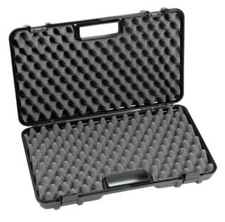 0901223 - 2040 ISY VALIGETTA IN P.P. PER PISTOLA CON CHIUSURA ECONOMICA A TIRO - CM 47,5X27X8 - NEGRINI
