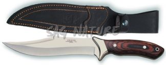 1201094 - COLTELLO CON MANICO STAMINA - LAMA 19,5 CM ACCIAIO 440 - PESO 398 GR - COMPLETO DI FODERO - JOKER CR01