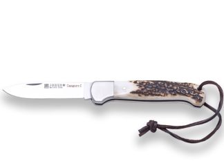 1201390 - COLTELLO CANGURO I CON MANICO IN CORNO DI CERVO LAMA 8,5 CM PESO 115 GR - JOKER NC129