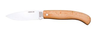 1201716 - COLTELLO CON MANICO IN FAGGIO LAMA 8 CM PESO 60 GR - JOKER NH78