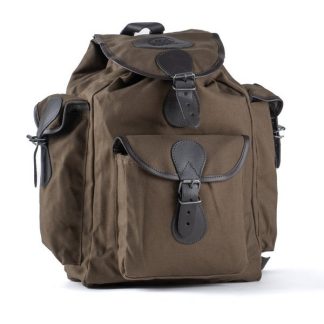 1708064 - ZAINO IN CANVAS CON 3 TASCHE ESTERNE E FODERA INTERNA WATERPROOF CM 40X28X20 - ART. ZAINO SMALL CANVAS