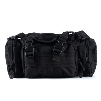 1708073 - MARSUPIO E /O BORSA IN CORDURA CON TRACOLLA CON 3 VANI CON ZIP CM 33X18X10 ART. MR03