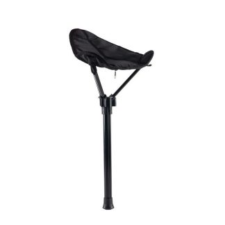 1709037 - SGABELLO TASCABILE MONOPIEDE RICHIUDIBILE E REGOLABILE IN ALTEZZA - CON CUSTODIA - ALTEZZA 75 CM - ART. KNN0003