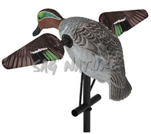 1713027 - ALZAVOLA MASCHIO HD ALI GIREVOLI ALIMENTAZIONE 4 BATTERIA AA STILO - ART. LUCKY TEAL HD