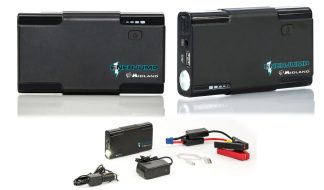 1901062 - AVVIATORE PER AUTOMEZZI ENERJUMP BASE POTENTE POWERBANK CON USCITA USB  - MIDLAND