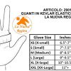 2901095 - GUANTI IN KEVLAR ELASTICIZZATO E PELLE - TG S ALLA XXXL - LA NUOVA REGINA - SAG NATURE - immagine 2