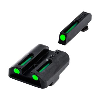 0806221 - SET MIRINO E TACCA DI MIRA TFO PER PISTOLA GLOCK 42/43 - ANTERIORE E POSTERIORE VERDE - TG131GT1A - TRUGLO - immagine 2