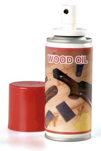 0804019 - OLIO SPRAY PER FINITURA LEGNO 100 ML - OLIO NO GAS PER LEGNO FUCILE