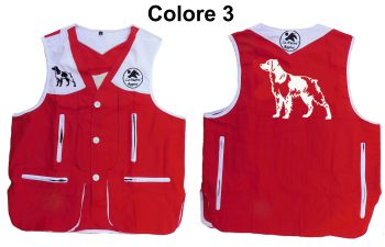 2901109 - GILET DRESSEUR CON RICAMO ÉPAGNEUL BRETON - TG S ALLA 5XL - LA NUOVA REGINA - SAG NATURE - immagine 4