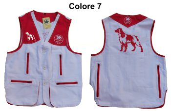 2901109 - GILET DRESSEUR CON RICAMO ÉPAGNEUL BRETON - TG S ALLA 5XL - LA NUOVA REGINA - SAG NATURE - immagine 8