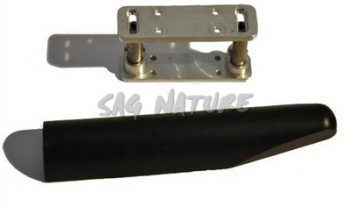 3501019 - NASELLO IN SILICONE DI COLORE NERO - MISURA 200x37 MM - CERVELLATI - 214577