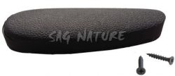 3601019 - CALCIOLO GOMMA SOFT ALT.mm15 INT.SE mm82 NERO FINTA PELLE PIENO - SCATOLA CARTONE + VITI - RECCO CALCIOLI 500/15 SP