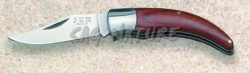 1203149 - COLTELLO CON MANICO ROSSO VIROLA INOX E LAMA 4,5 CM - JKR82