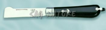 1203157 - COLTELLO DA MARINAIO CON MANICO ABS E LAMA INOX 8 CM - JKR247