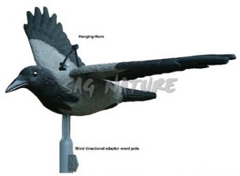 2007008 - CORNACCHIA IN VOLO CON SISTEMA VENTO DIREZIONALE FLCR 31-10 - CF 2 PZ -  SPORTPLAST