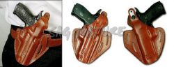3801011 - FONDINA MASC HOLSTER IN CUOIO NERA O TAN - DX O SX   ART. GF-110 AZLAL