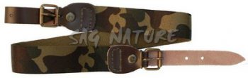 0303039 - BRETELLA IN ELASTICO SOTTILE MIMETICO CON TERMINALI SCURI - LARGHEZZA 30 MM - CF 12 PZ - SAG NATURE