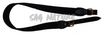 0303053 - BRETELLA IN ELASTICO DOPPIO CON ANTISCIVOLO LARGHEZZA DA 30 MM COLORE NERO - CF 6 PZ - SAG NATURE