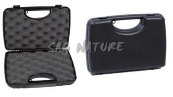 0901305 - 2038 VALIGIA IN P.P. PER PISTOLA CON SPUGNA BUGNATA - CM 23,8X16X4,6 - NEGRINI
