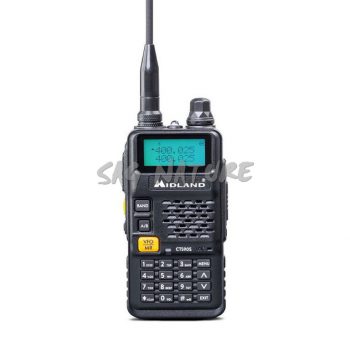 1901002 - RADIO/RICETRASMITTENTE BIBANDA CT590S VHF/UHF - POTENZA 5 WATT - NERO - MIDLAND
