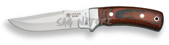 1201492 - COLTELLO CON MANICO IN STAMINA LAMA 13 CM PESO 270 GR - COMPLETO DI FODERO - JOKER CR45