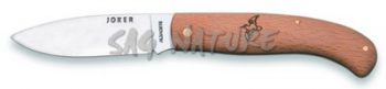 1201723 - COLTELLO CON MANICO IN FAGGIO E DISEGNO BECCACCIA LAMA 8 CM PESO 60 GR - JOKER NH78-8